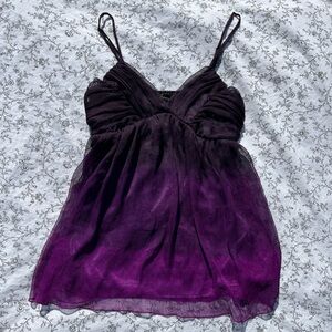 Twenty One purple ombré cami top 💜